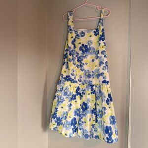 abercrombie kids drop-waist bubble hem mini dress size 11/12